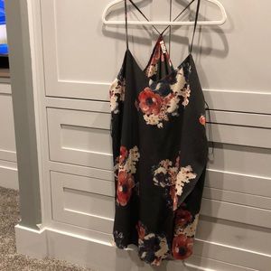 Free People floral cascade slip dress